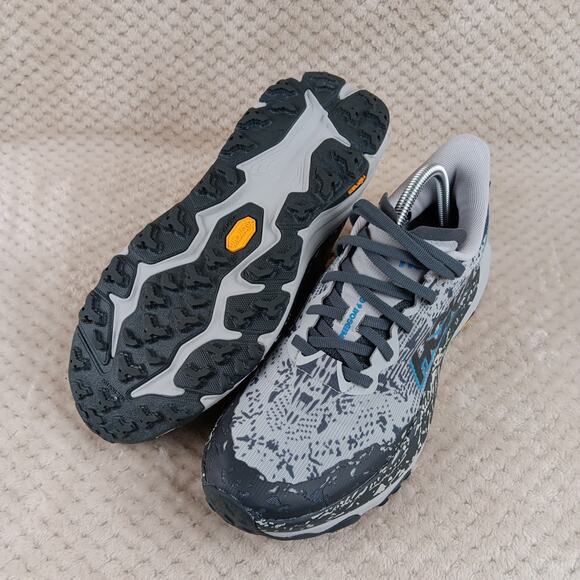 Hoka Speedgoat 6 GTX Men’s Size 8.5D Blue Gray Running Shoe 1155150-SSTT - Picture 7 of 13